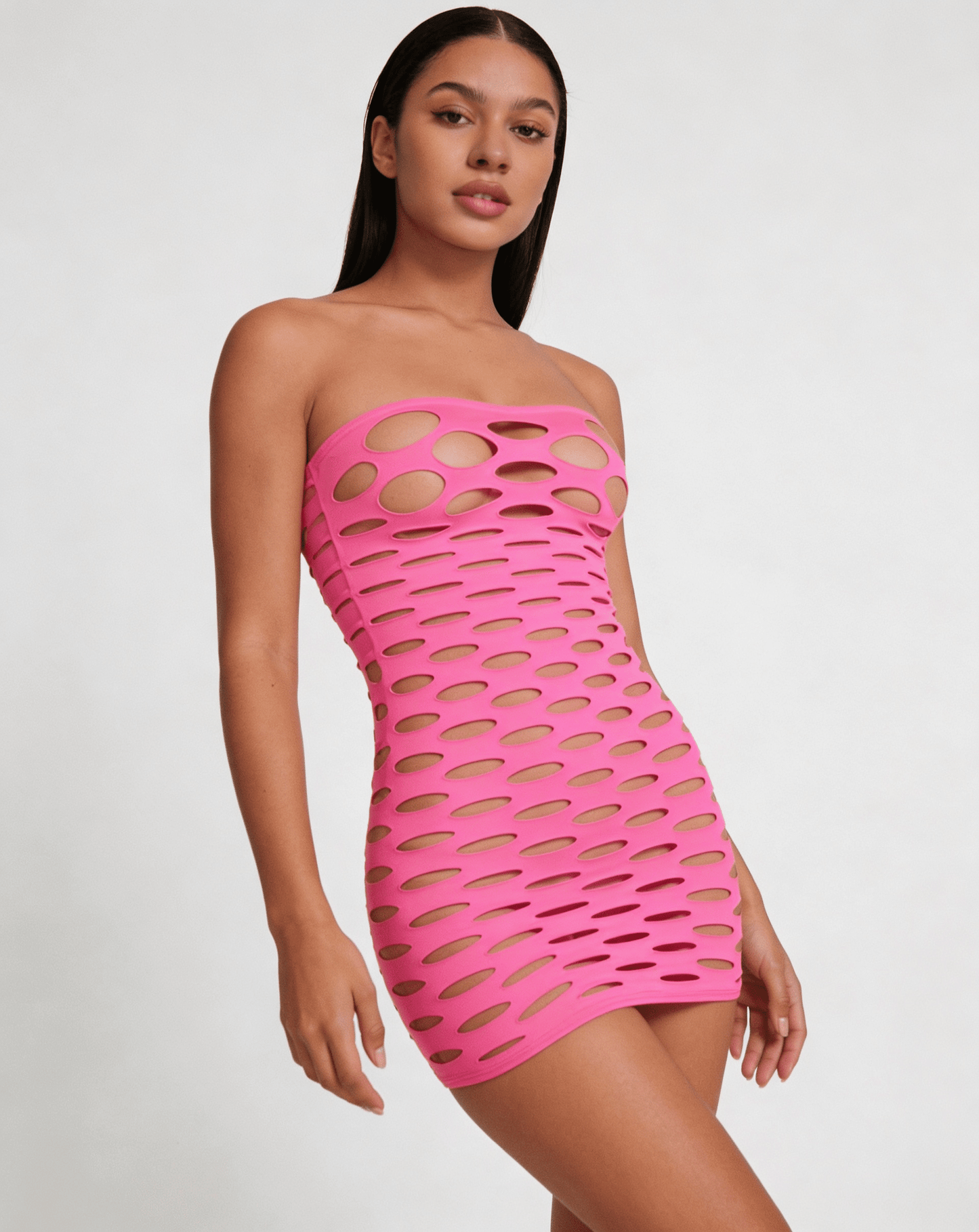 Love In Leather LIN013 Tube Dress One Size - MULTIPLE COLOURS