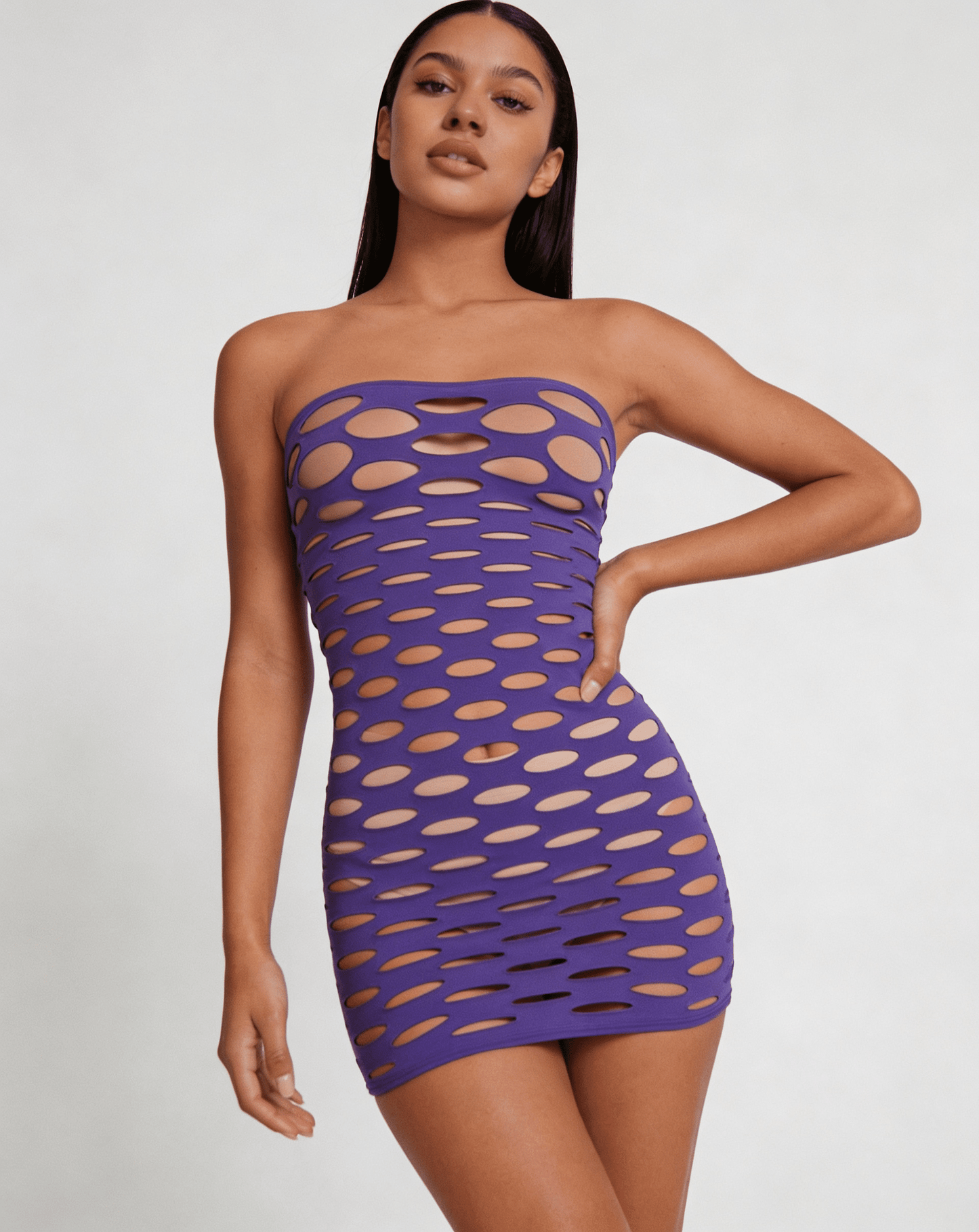 Love In Leather LIN013 Tube Dress One Size - MULTIPLE COLOURS