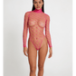Love In Leather LIN014 Rhinestone Bodysuit One Size - MULTIPLE COLOURS