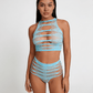 Love In Leather LIN016 Strappy Two Piece Set One Size - MULTIPLE COLOURS