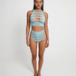 Love In Leather LIN016 Strappy Two Piece Set One Size - MULTIPLE COLOURS