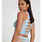 Love In Leather LIN016 Strappy Two Piece Set One Size - MULTIPLE COLOURS
