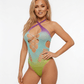 Love In Leather LIN017 SWEET TOOTH Tutti Frutti Fizz Bodysuit One Size