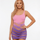 Love In Leather LIN019 SWEET TOOTH Pink Lemonade Ombré Dress One Size