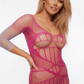Love In Leather LIN020 SWEET TOOTH Berry Cobbler Ombré Dress One Size