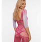 Love In Leather LIN020 SWEET TOOTH Berry Cobbler Ombré Dress One Size