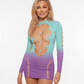 Love In Leather LIN021 SWEET TOOTH Grape Bubblegum Ombré Dress One Size