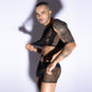 Love In Leather LIN130 Mens Sleeveless Top & Trunks One Size