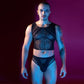 Love In Leather LIN130 Mens Sleeveless Top & Briefs One Size