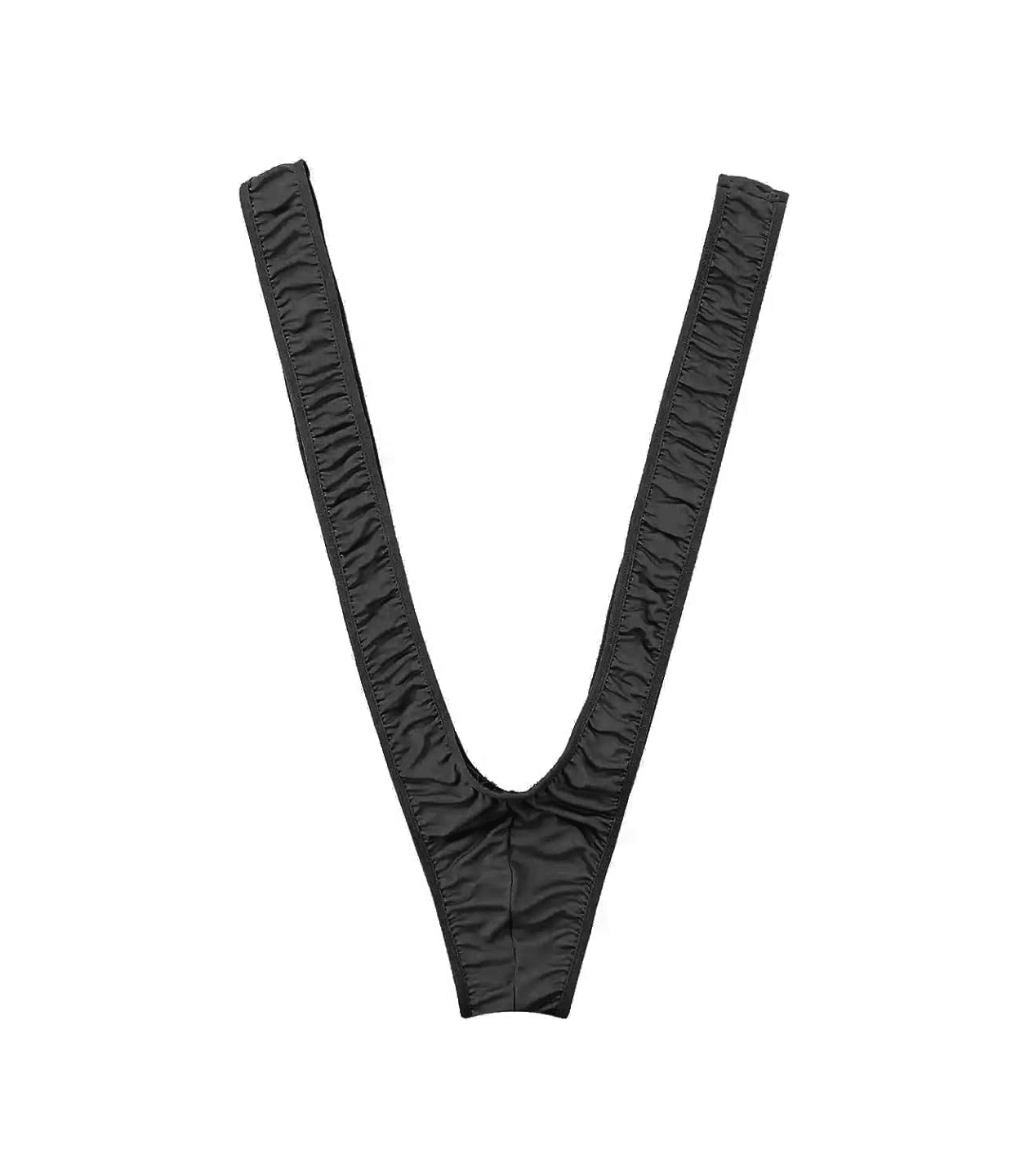 Love In Leather Spandex Mankini One Size - MULTIPLE COLOURS