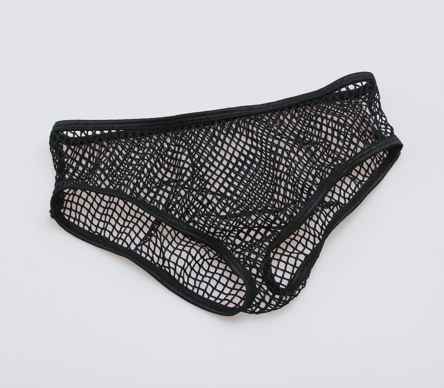 Love In Leather Mens Mesh Brief Black Size S/M or L/XL