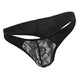Love In Leather Mens Lace Pouch G-String Size S/M or L/XL - MULTIPLE COLOURS