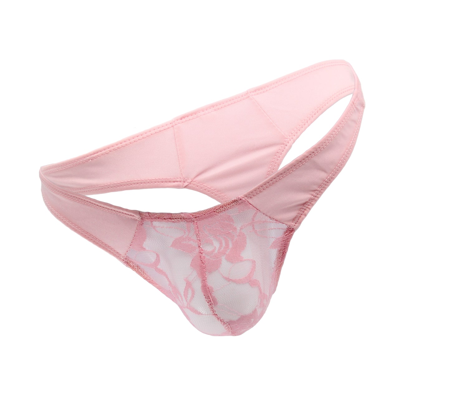 Love In Leather Mens Lace Pouch G-String Size S/M or L/XL - MULTIPLE COLOURS