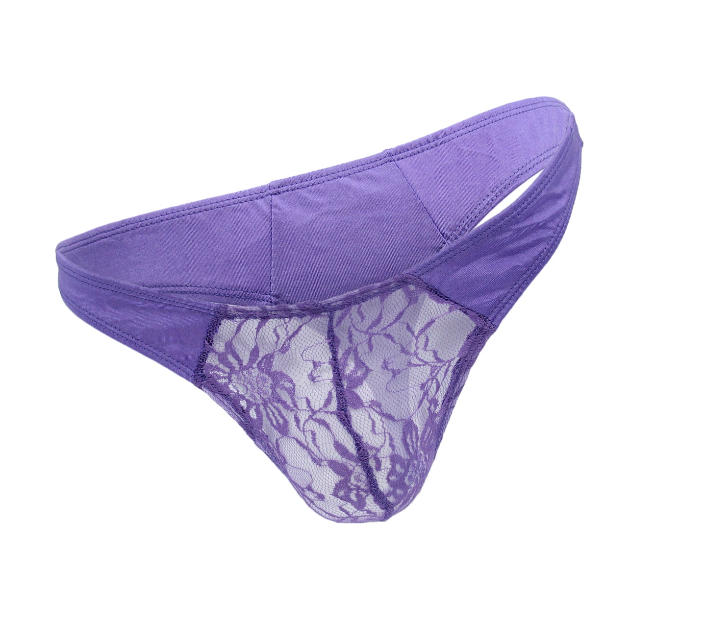 Love In Leather Mens Lace Pouch G-String Size S/M or L/XL - MULTIPLE COLOURS