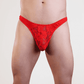 Love In Leather Mens Lace Pouch G-String Size S/M or L/XL - MULTIPLE COLOURS