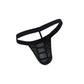 Love In Leather Mens Wet Look G-string With Peek-a-Boo Detail Size S/M or L/XL