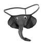 Love In Leather Mens Novelty Elephant G-String One Size - MULTIPLE COLOURS