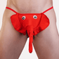 Love In Leather Mens Novelty Elephant G-String One Size - MULTIPLE COLOURS