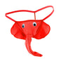 Love In Leather Mens Novelty Elephant G-String One Size - MULTIPLE COLOURS