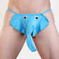 Love In Leather Mens Novelty Elephant G-String One Size - MULTIPLE COLOURS