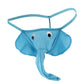 Love In Leather Mens Novelty Elephant G-String One Size - MULTIPLE COLOURS