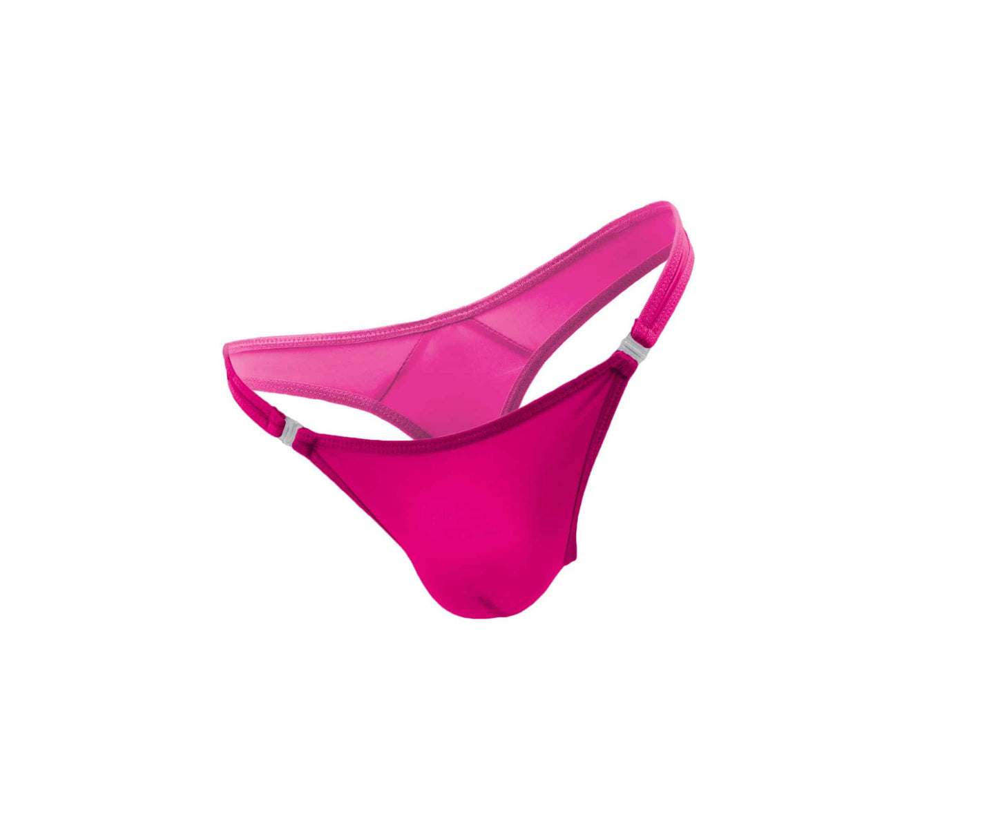 Love In Leather Mens Lycra G-String With Quick Release Clips Size S/M or L/XL - MULTIPLE COLOURS