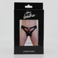 Love In Leather Mens Wet Look Jock Strap Style Cut Outs And Ring Details Black Size S/M or L/XL