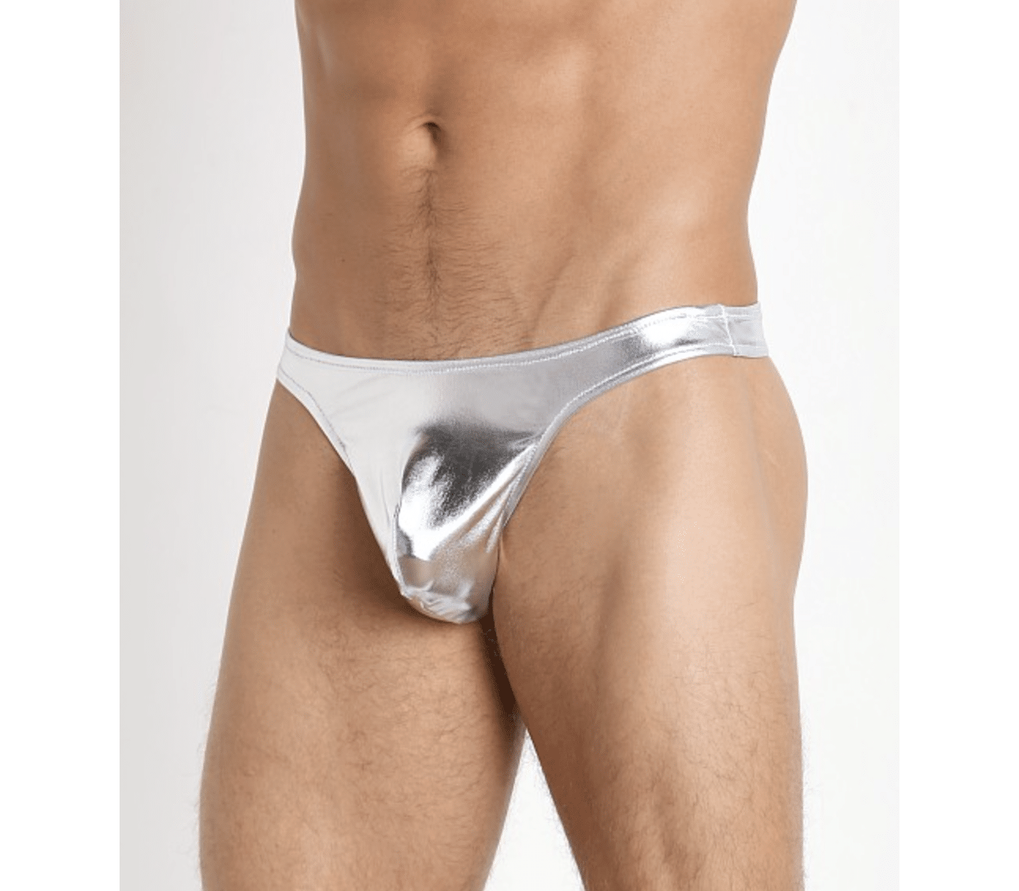 Love In Leather Mens Metallic G-String Size S/M or L/XL - MULTIPLE COLOURS