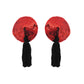 Love In Leather Round Nipple Tassels Sequin Pasties - MULTIPLE COLOURS