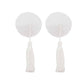 Love In Leather Round Nipple Tassels Sequin Pasties - MULTIPLE COLOURS