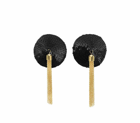 Love In Leather Chain Nipple Tassels - MULITPLE COLOURS