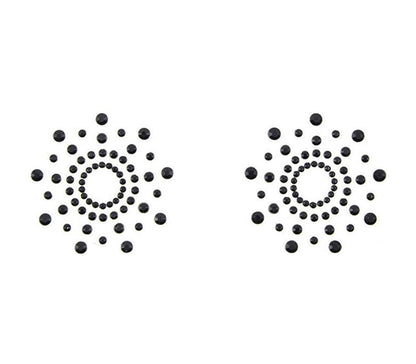 Love In Leather Rhinestone Tease Pasties - MULITPLE COLOURS