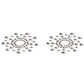 Love In Leather Rhinestone Tease Pasties - MULITPLE COLOURS