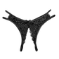 Love In Leather PAN002 Crotchless Lace Panties Size S/M/L - MULTIPLE COLOURS