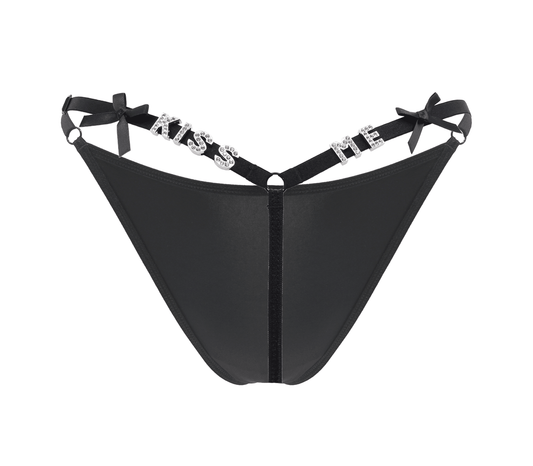 Love In Leather “KISS ME” G-String Size OS