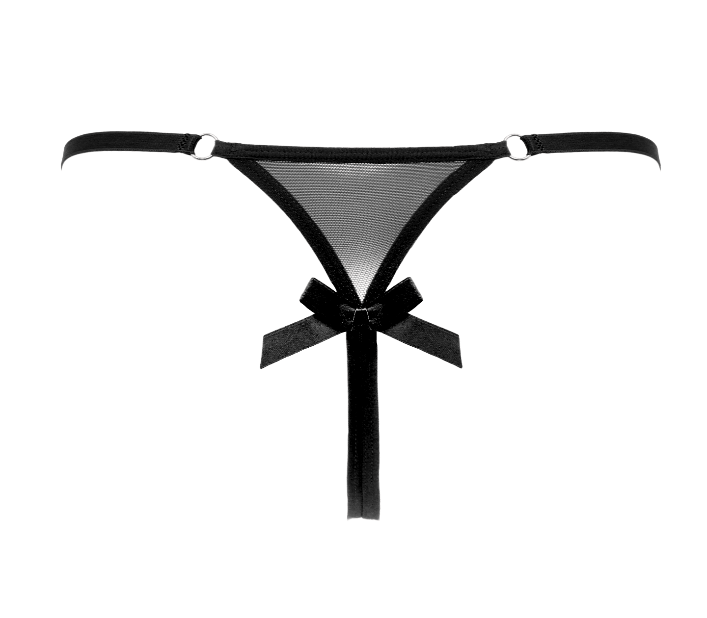 Love In Leather PAN014 Crotchless Panties Size OS - MULTIPLE COLOURS