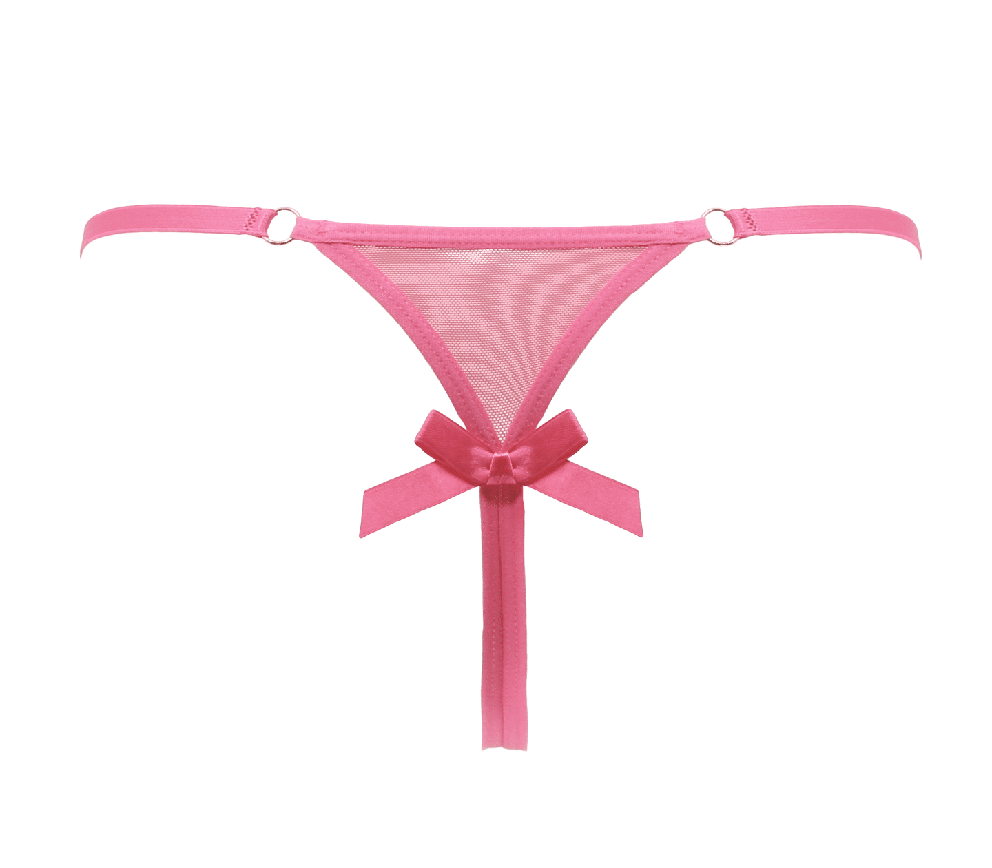 Love In Leather PAN014 Crotchless Panties Size OS - MULTIPLE COLOURS