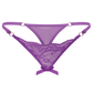 Love In Leather PAN014 Crotchless Panties Size OS - MULTIPLE COLOURS