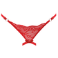 Love In Leather PAN014 Crotchless Panties Size OS - MULTIPLE COLOURS