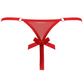 Love In Leather PAN014 Crotchless Panties Size OS - MULTIPLE COLOURS
