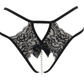 Love In Leather PAN015 Crotchless Pearl Panties Size OS - MULTIPLE COLOURS