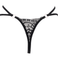 Love In Leather PAN015 Crotchless Pearl Panties Size OS - MULTIPLE COLOURS