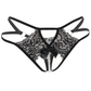 Love In Leather PAN015 Crotchless Pearl Panties Size OS - MULTIPLE COLOURS