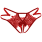 Love In Leather PAN015 Crotchless Pearl Panties Size OS - MULTIPLE COLOURS