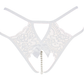 Love In Leather PAN015 Crotchless Pearl Panties Size OS - MULTIPLE COLOURS