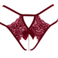 Love In Leather PAN015 Crotchless Pearl Panties Size OS - MULTIPLE COLOURS