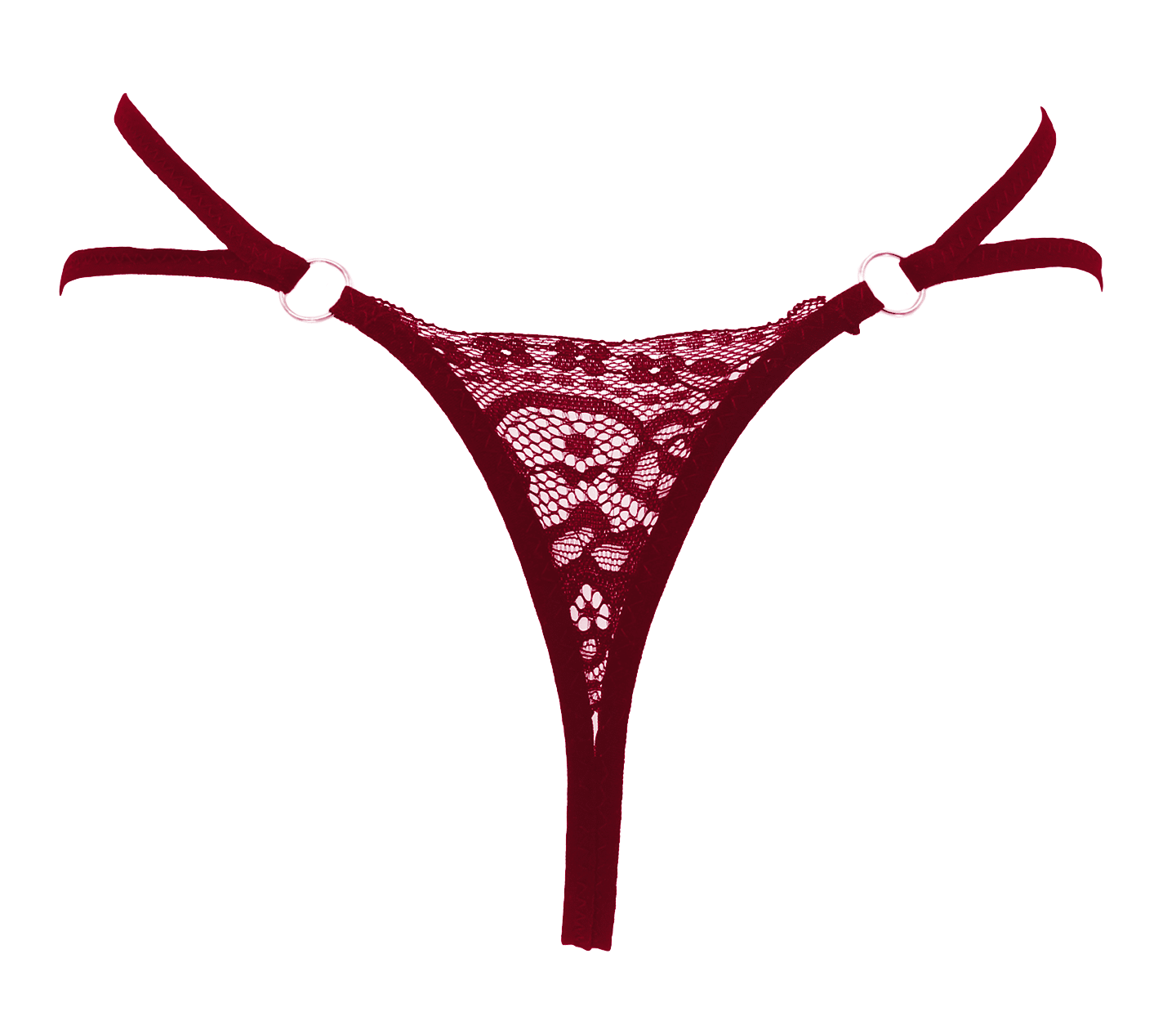 Love In Leather PAN015 Crotchless Pearl Panties Size OS - MULTIPLE COLOURS