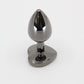 Love In Leather PLU002 Heart Gem Butt Plug - MULTIPLE COLOURS