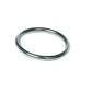 Love In Leather Stainless Steel Cock Ring - 3 Pack - MULTIPLE SIZES