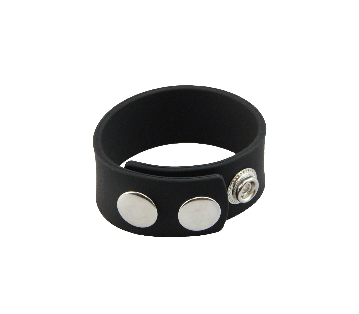 Love In Leather Adjustable/Quick Release Silicone Cock Band
